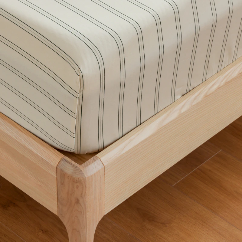 bamboo fitted sheet heritage stripe 1