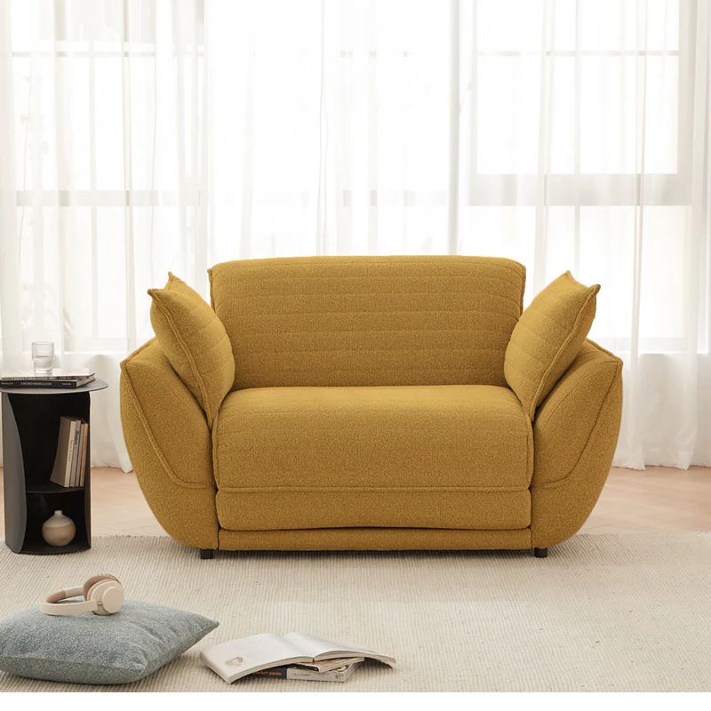 Tokyo Sofa Bed (Marigold / 1.5 Seater (Long Single))