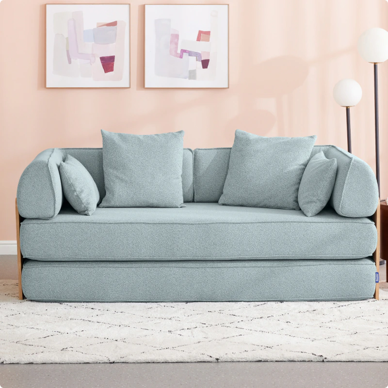 nimble sofa bed pale blue