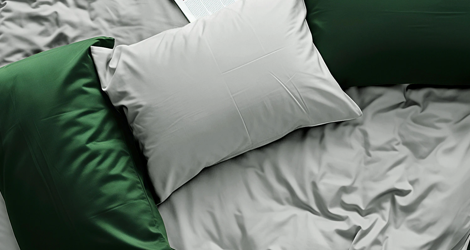 bamboo bedding glacial green 3