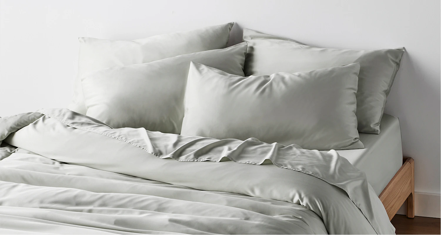 bamboo bedding glacial green 9