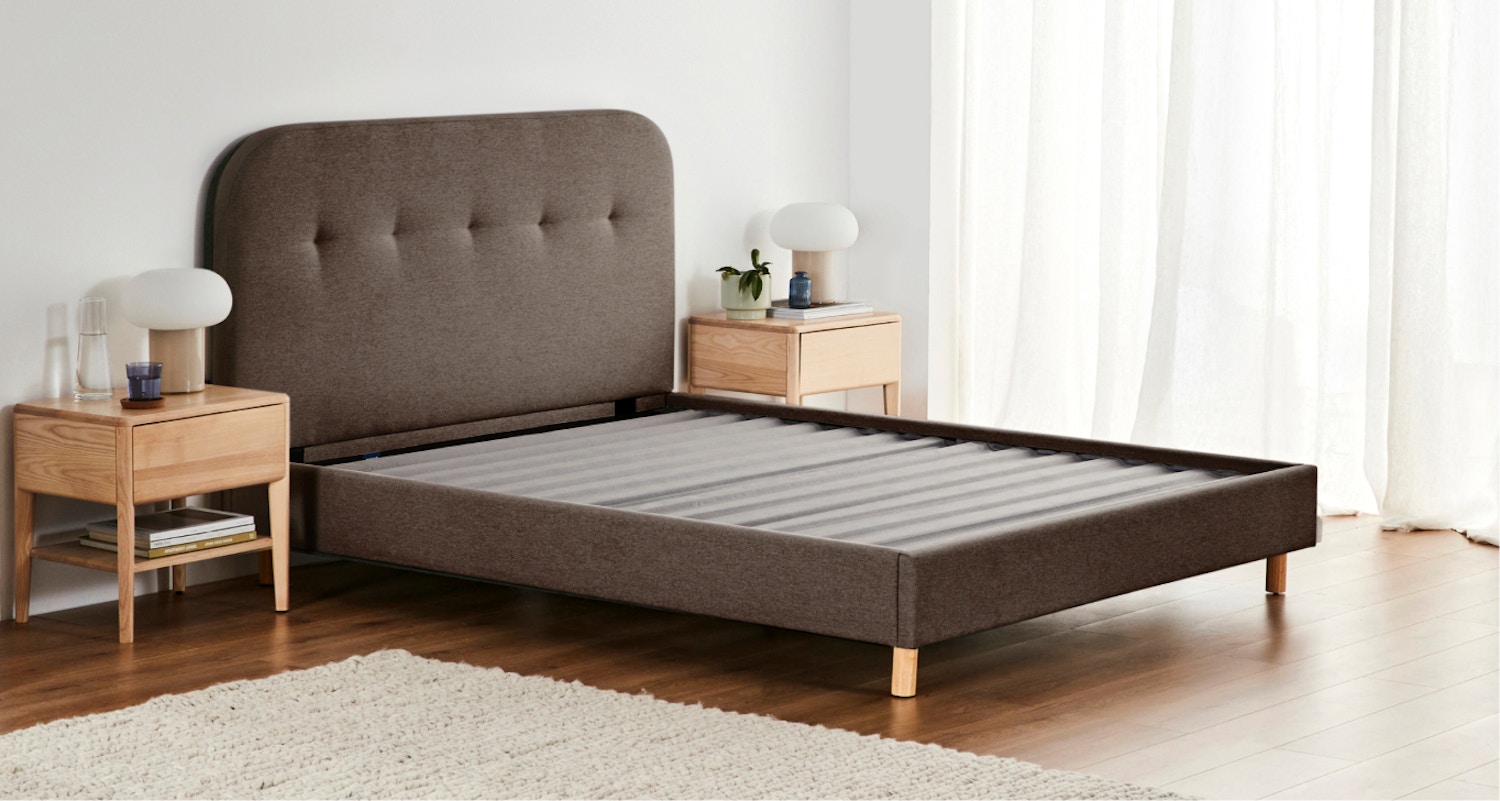 cove bed frame 4 cocoa