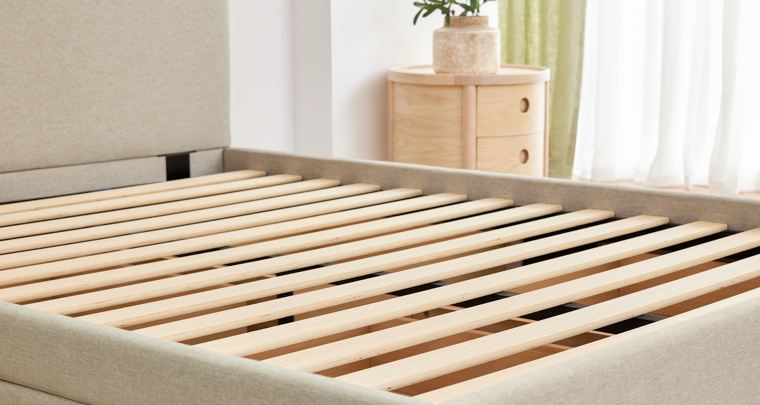 cove storage bed frame oyster shell 6