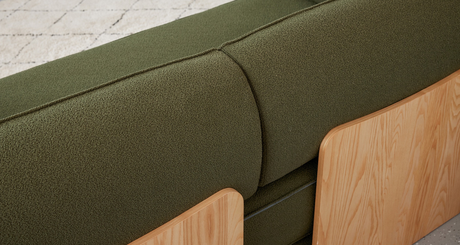 nimble sofa bed deep green 5