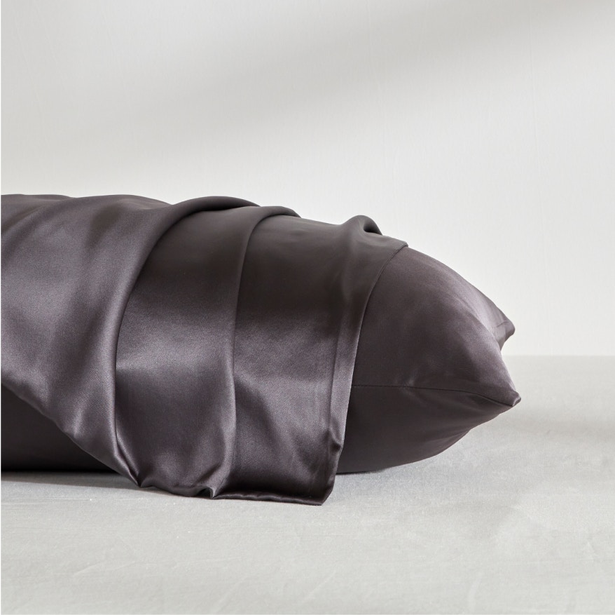 silk pillowcase charcoal 3