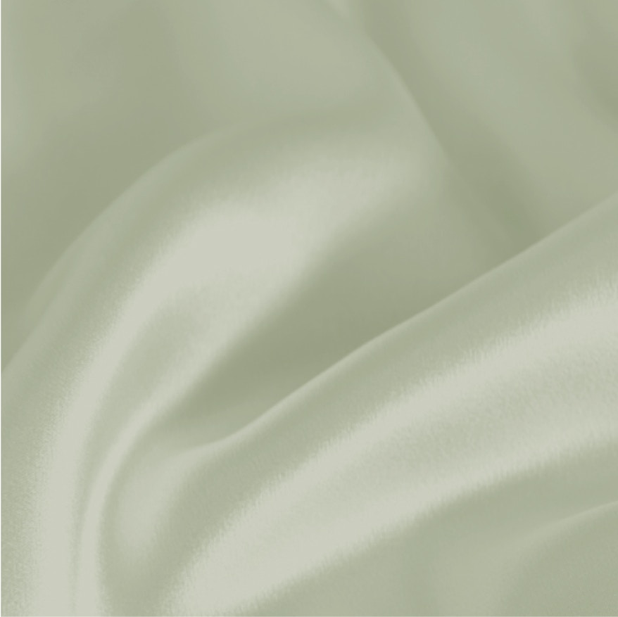 silk pillowcase glacial green 2