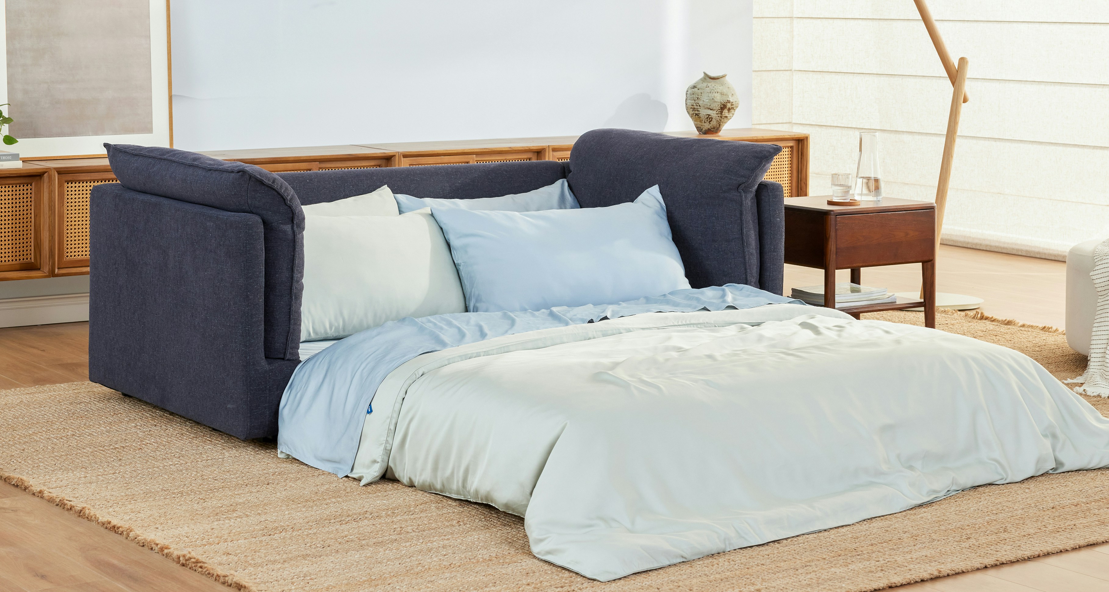 brook sofa bed blue midnight 2
