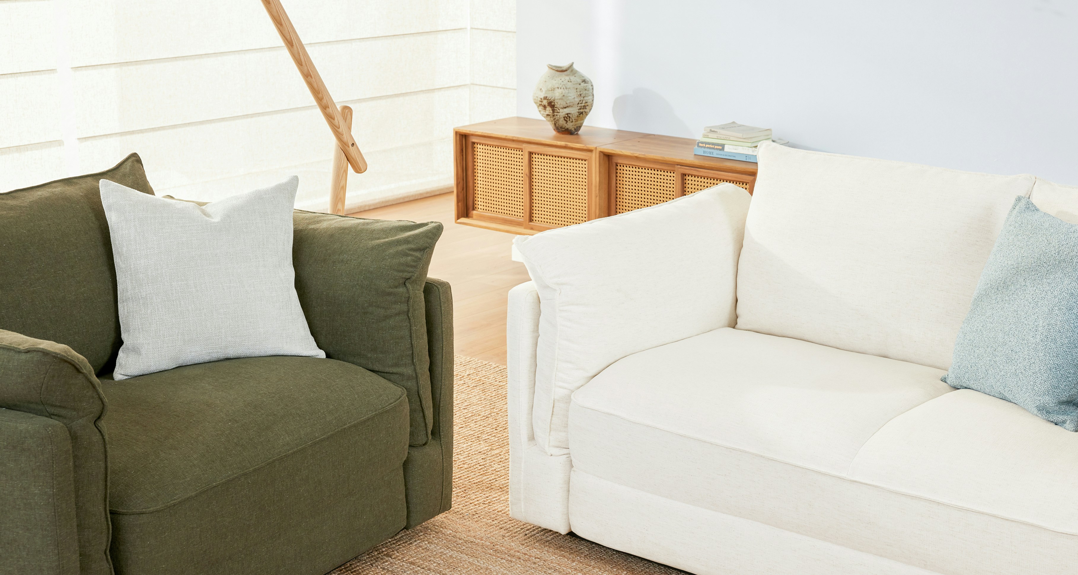 brook sofa bed pearl white 3