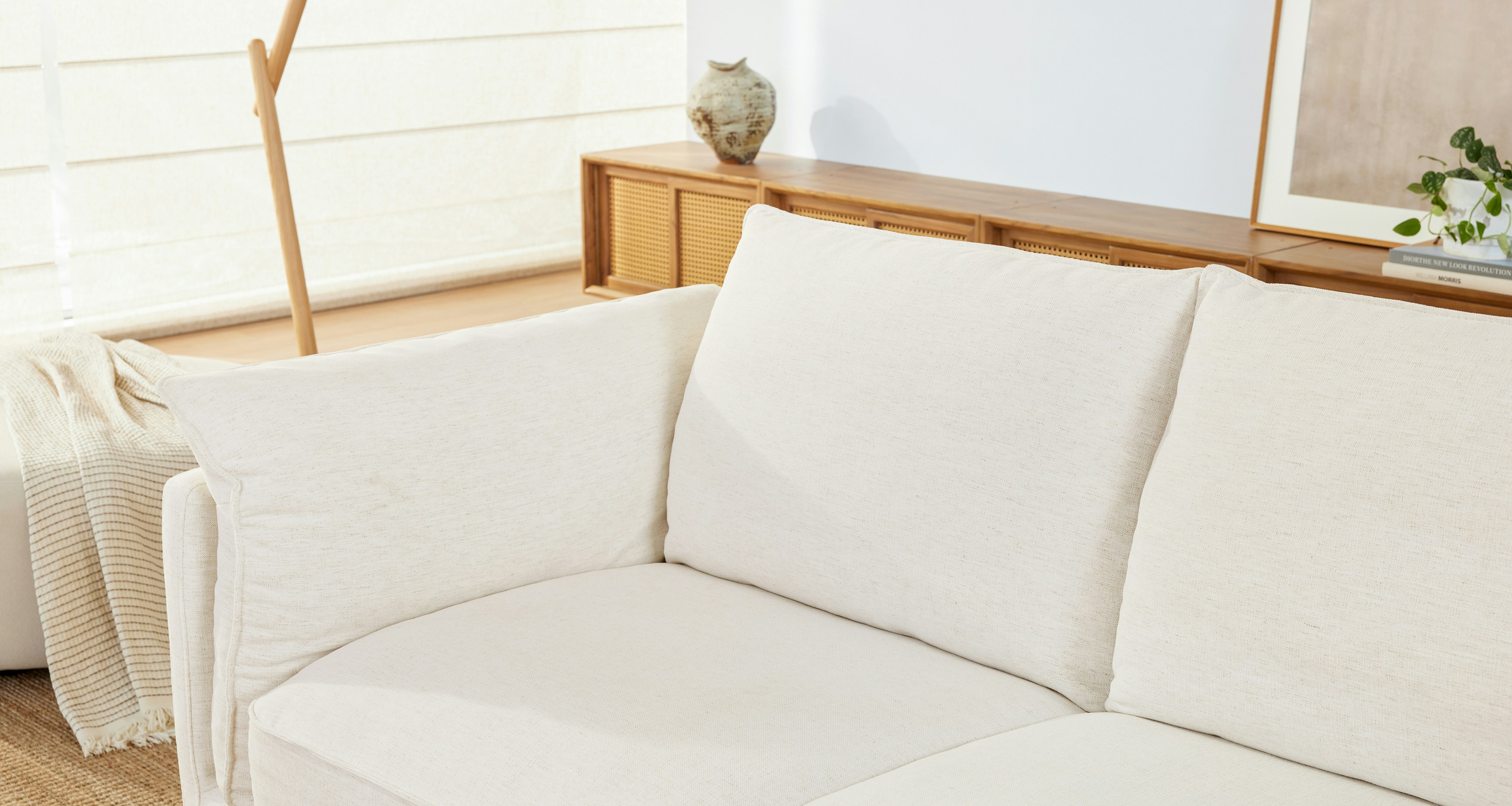 brook sofa bed pearl white 4