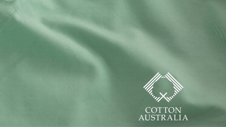 cotton sheet set mineral green 3 mob