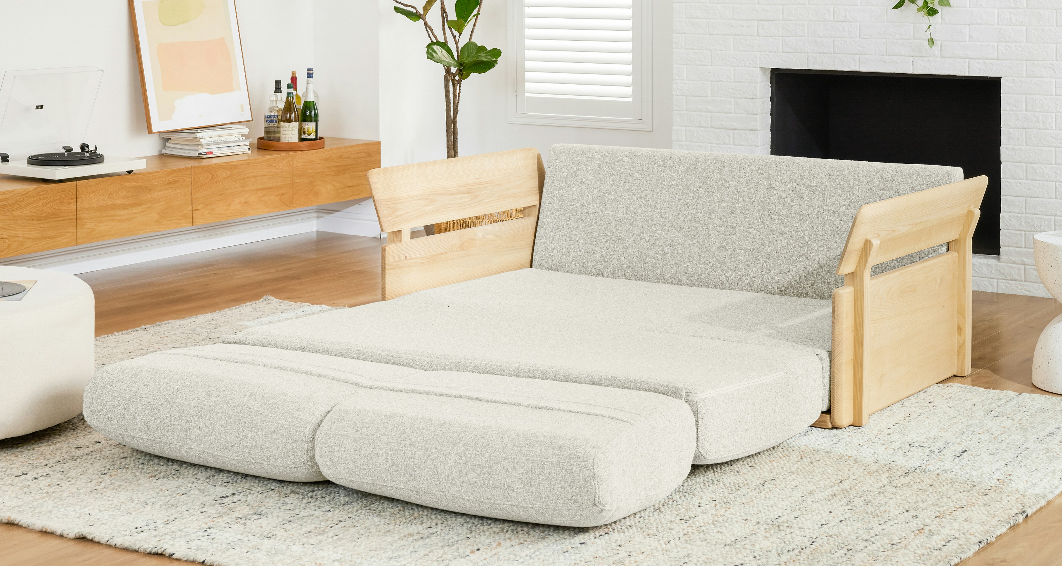 echo sofa bed wheat 2