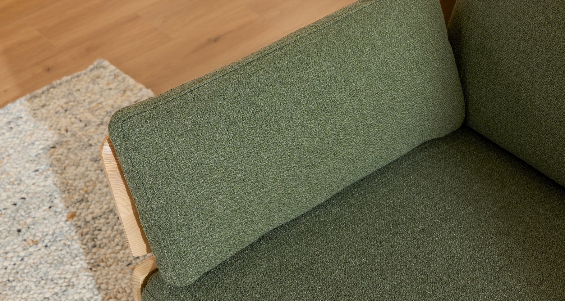 echo armchair pine green 5