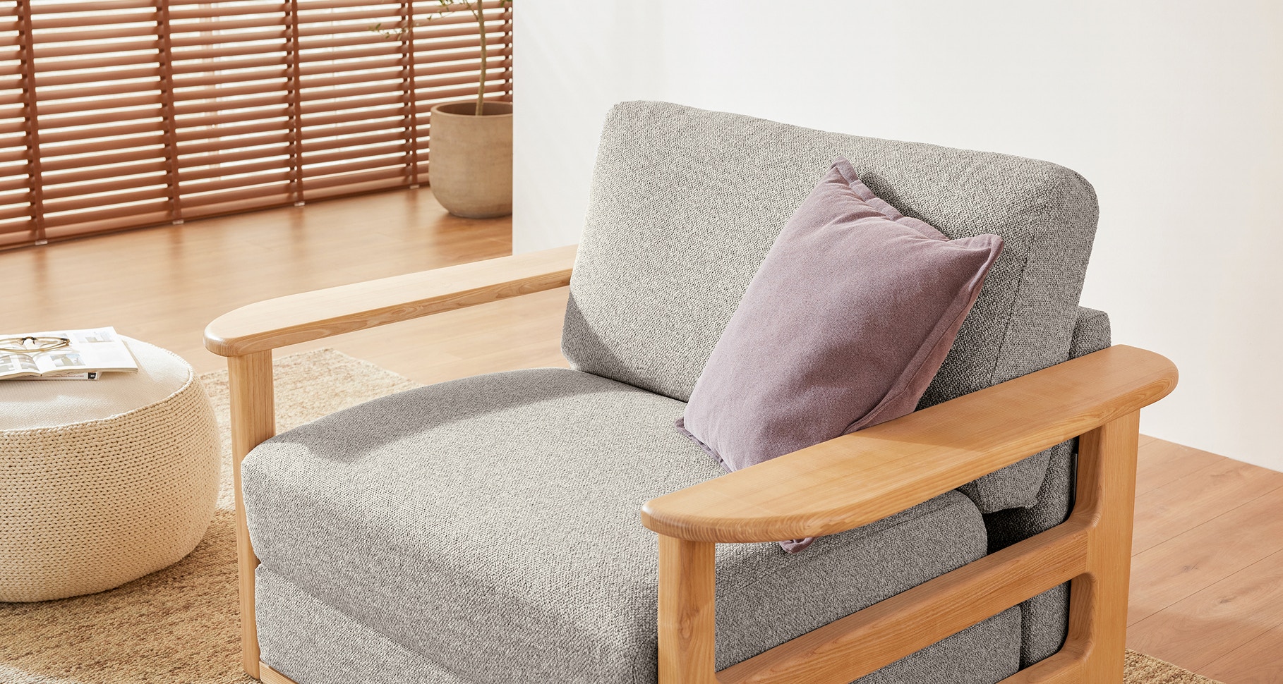 grove armchair moon grey 3