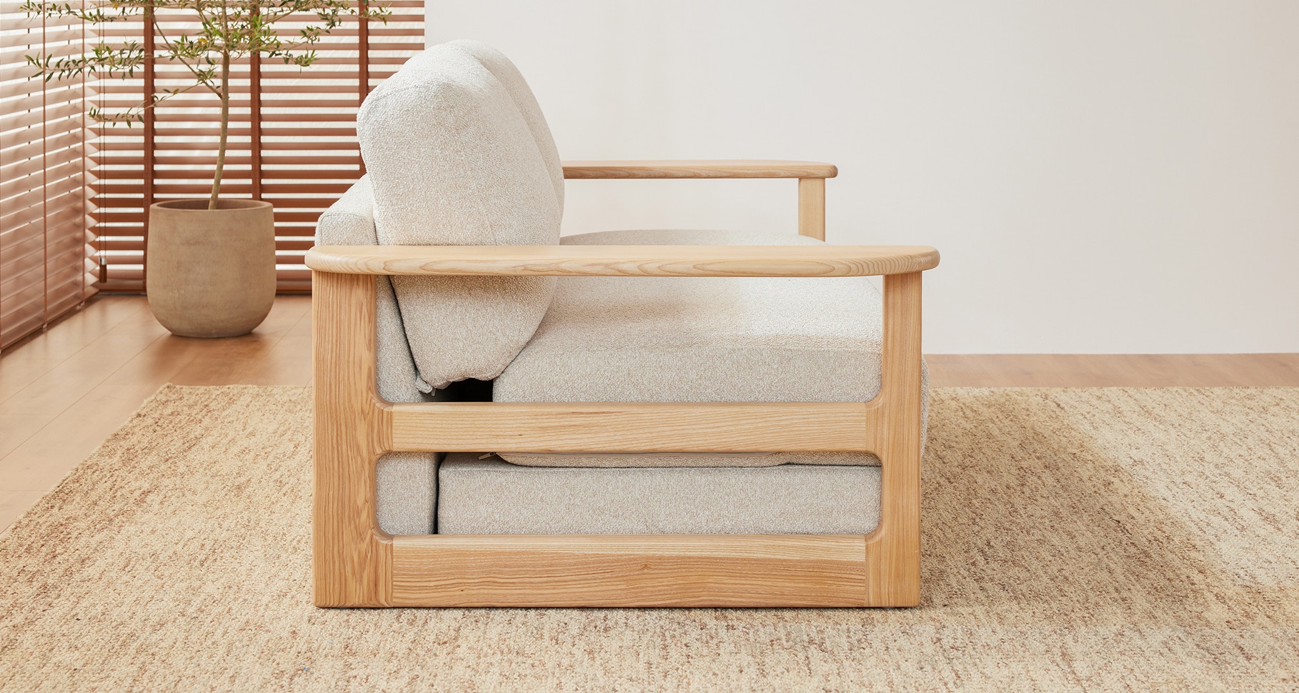 grove sofa bed biscuit beige 3