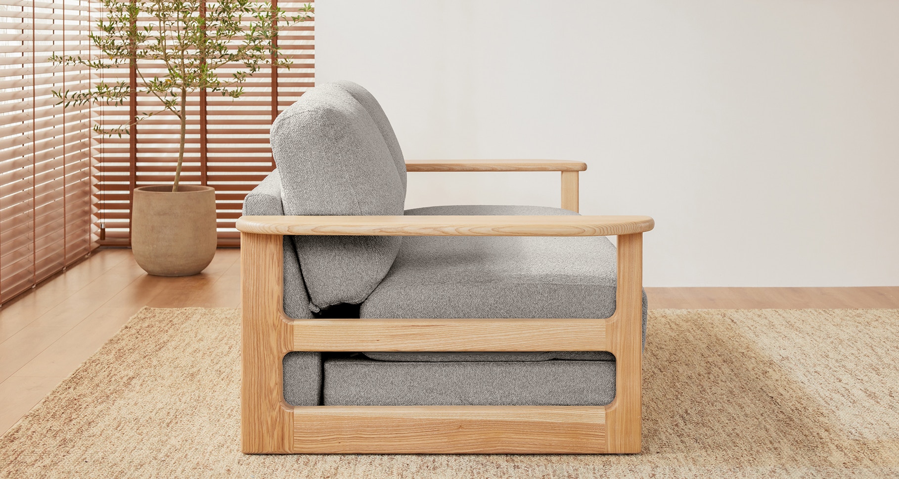 grove sofa bed moon grey 3