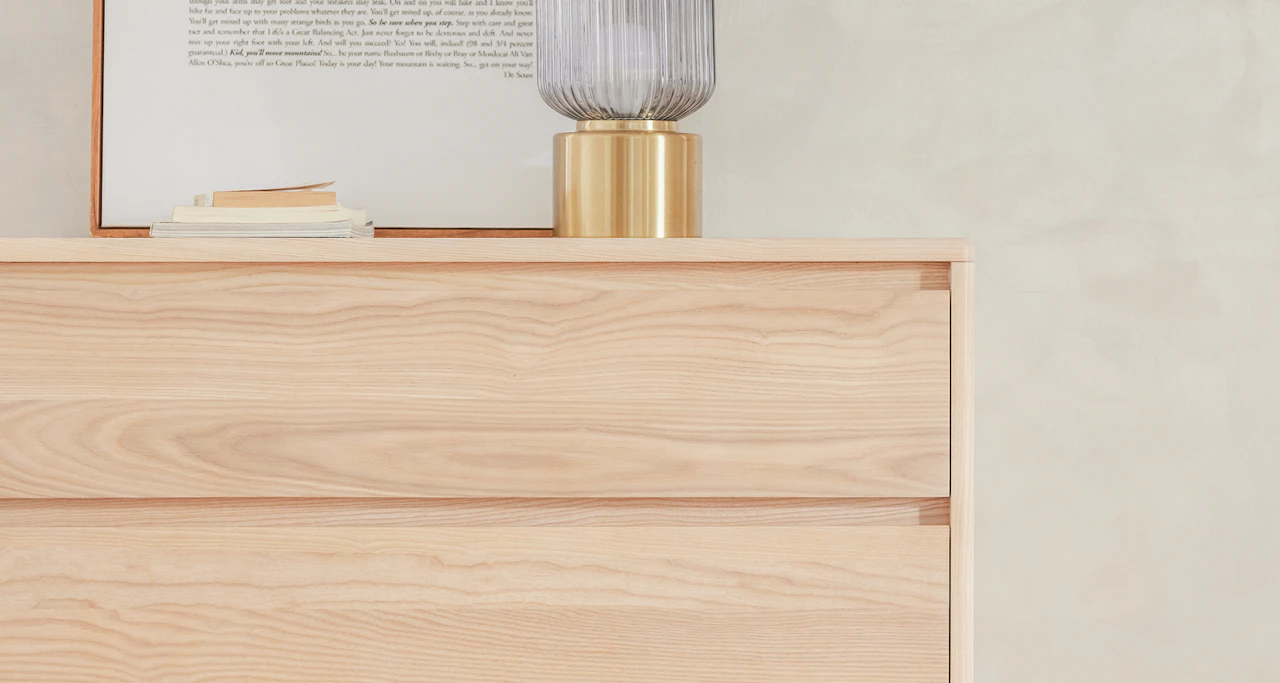 Highline Timber Tallboy - Timber Set of Drawers - Ecosa