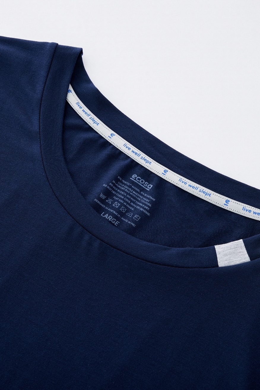 mens dreamsoft sleep tank navy 3