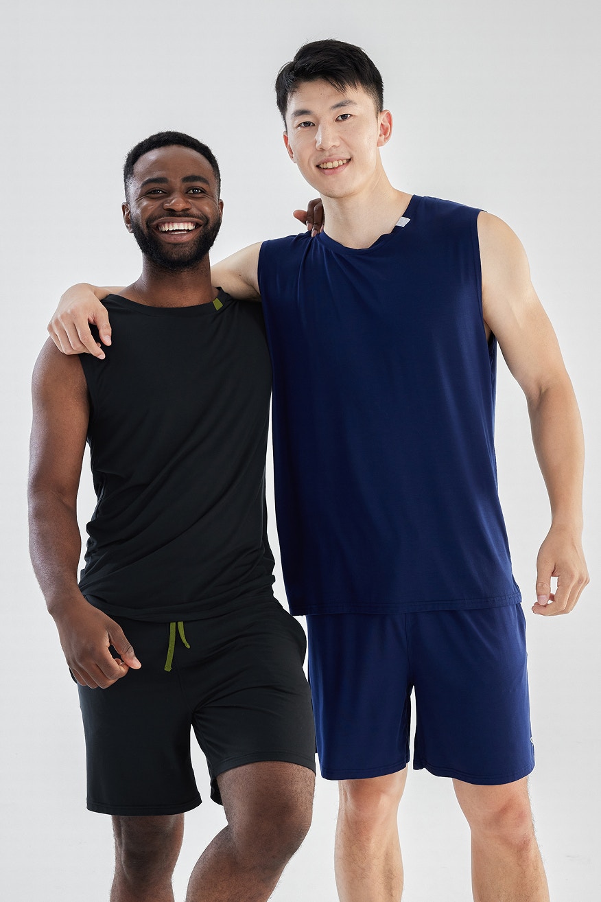 mens dreamsoft sleep tank navy 5