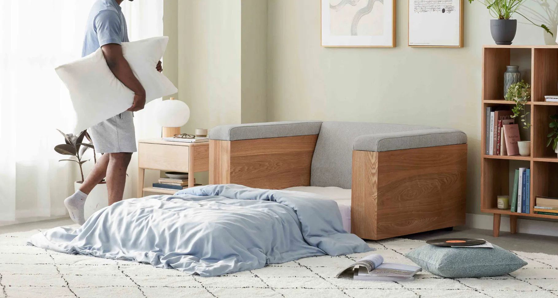 Rio Timber Sofa Bed | Stylish Convertible Sofa