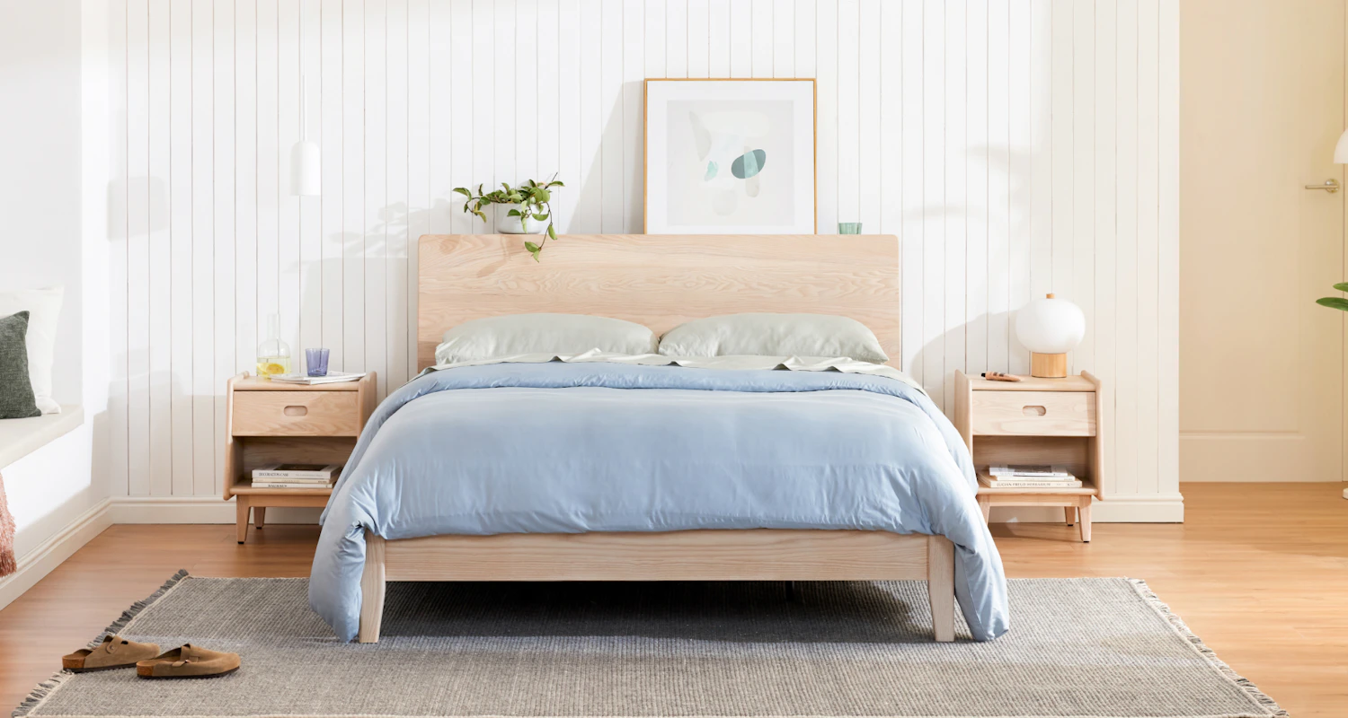 rise bed frame ash 1