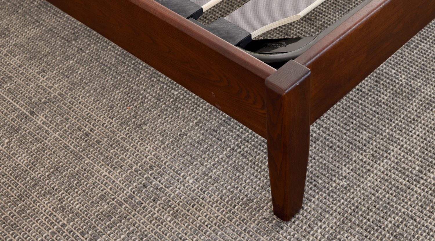 rise bed frame walnut 6