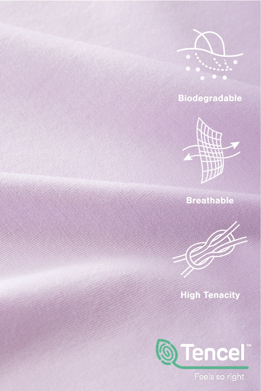 womens modal sleep tee lavender XS 2