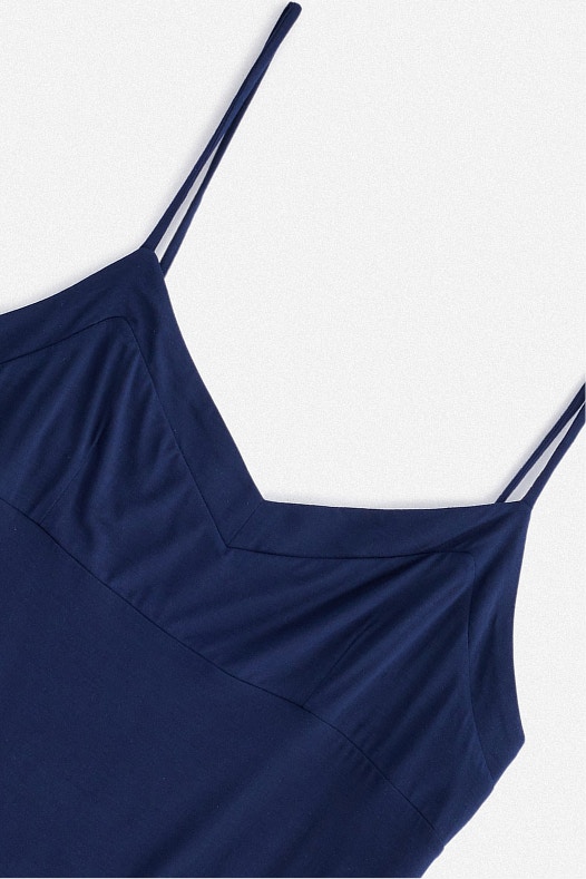 womens dreamsoft sleep slip navy 3