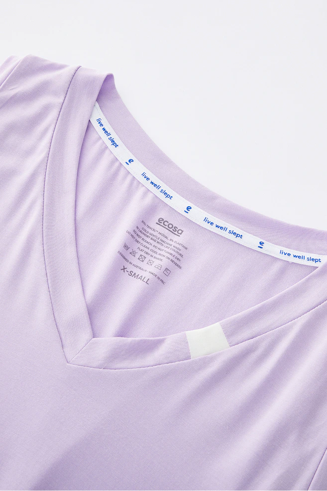 womens dreamsoft sleep tank lavender 3