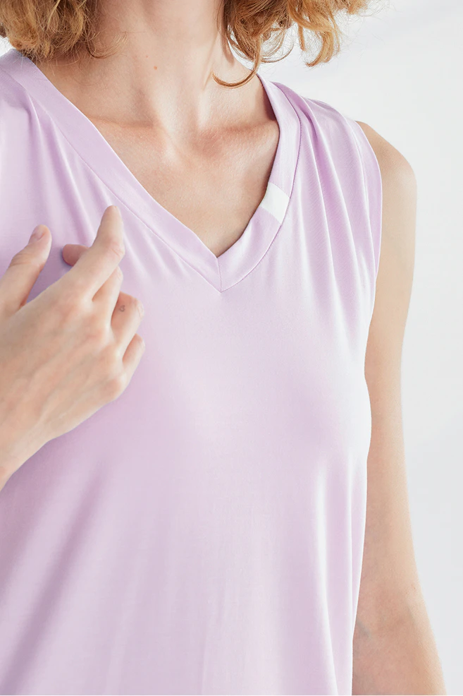 womens dreamsoft sleep tank lavender 6