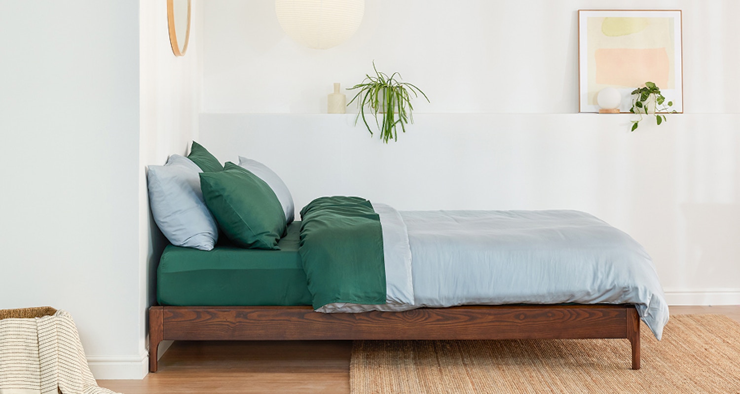 zen bed base walnut 3