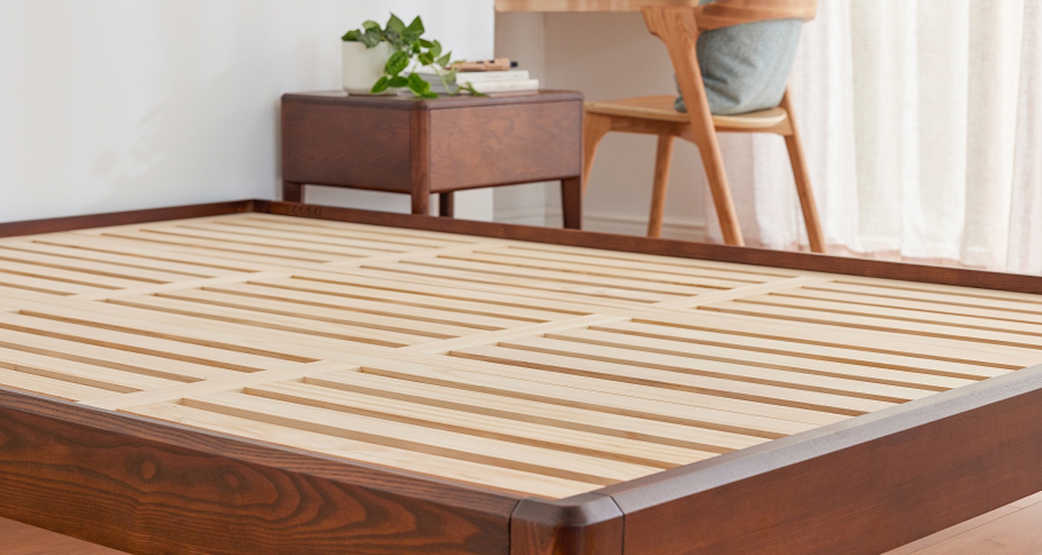 zen bed base walnut 5