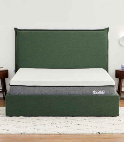 alta storage bed frame evergreen