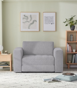 rio armchair sofa bed cloud grey