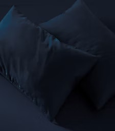 bamboo pillowcases dark navy