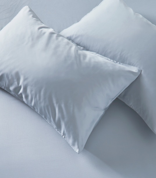 bamboo pillowcases sky blue