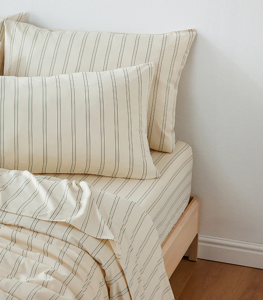 bamboo quilt cover heritage stripe