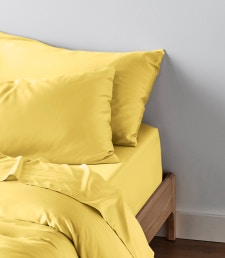 bamboo quilt cover mellow yellow