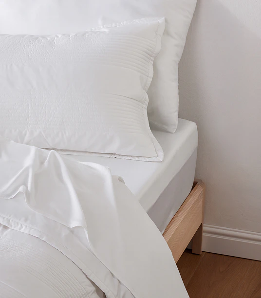bamboo quilt cover quilted white