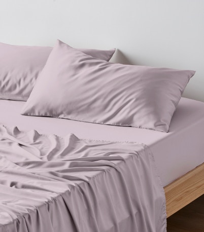 bamboo sheet set cloud pink