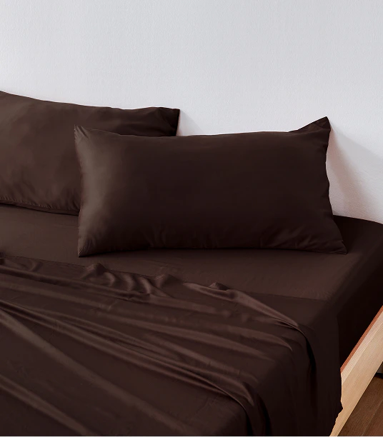 bamboo sheet set espresso