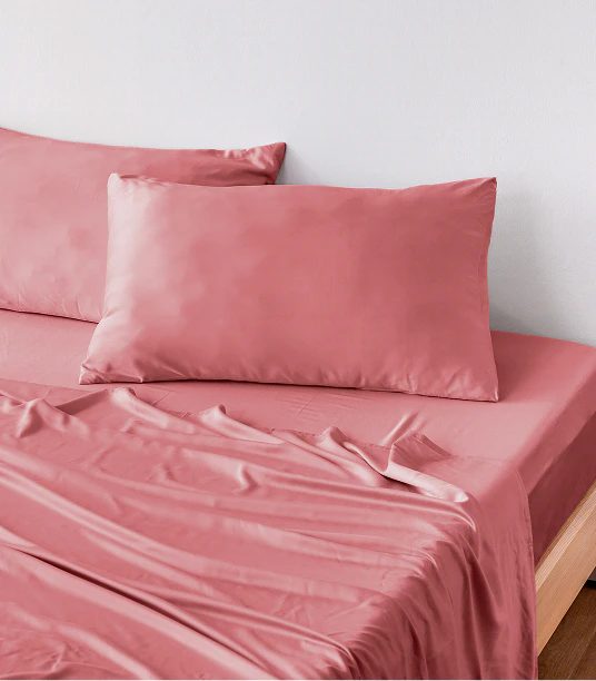 bamboo sheet set rosewood