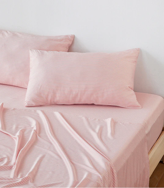 bamboo sheet set sherbet stripe
