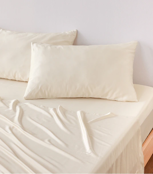 bamboo sheet set soft cream