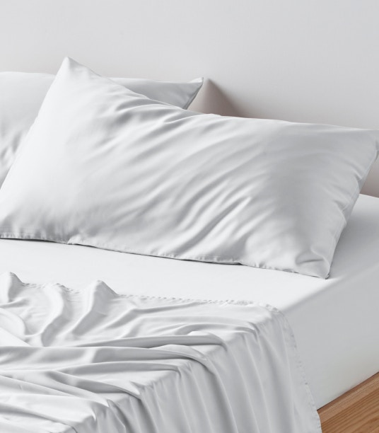 bamboo sheet set white