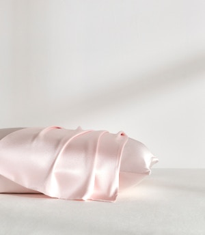 silk pillowcases light pink