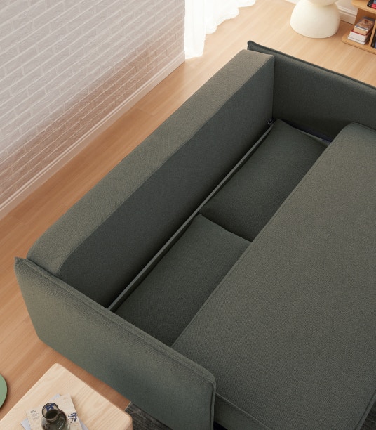 bower sofa bed eucalyptus green 02