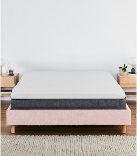 breeze bed base dusky rose