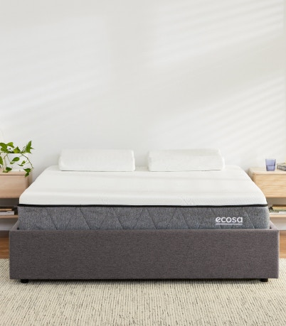 breeze storage bed base charcoal