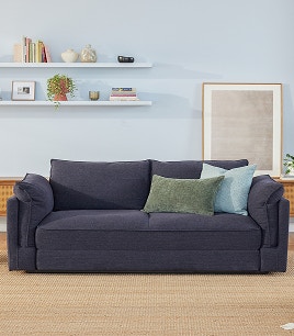 brook sofa bed blue midnight