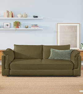 brook sofa bed meadow green
